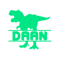 Naamsticker Dino